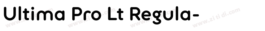 Ultima Pro Lt Regula字体转换